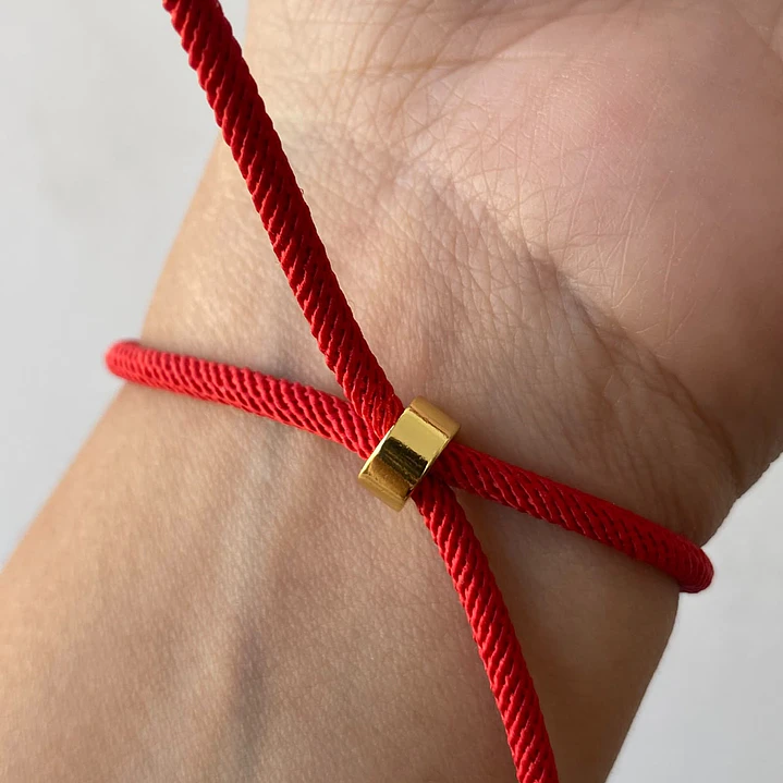 Pulsera Mandala Carmesí 2
