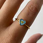 💙 Anillo “Corazón de Océano” - Miniatura 1