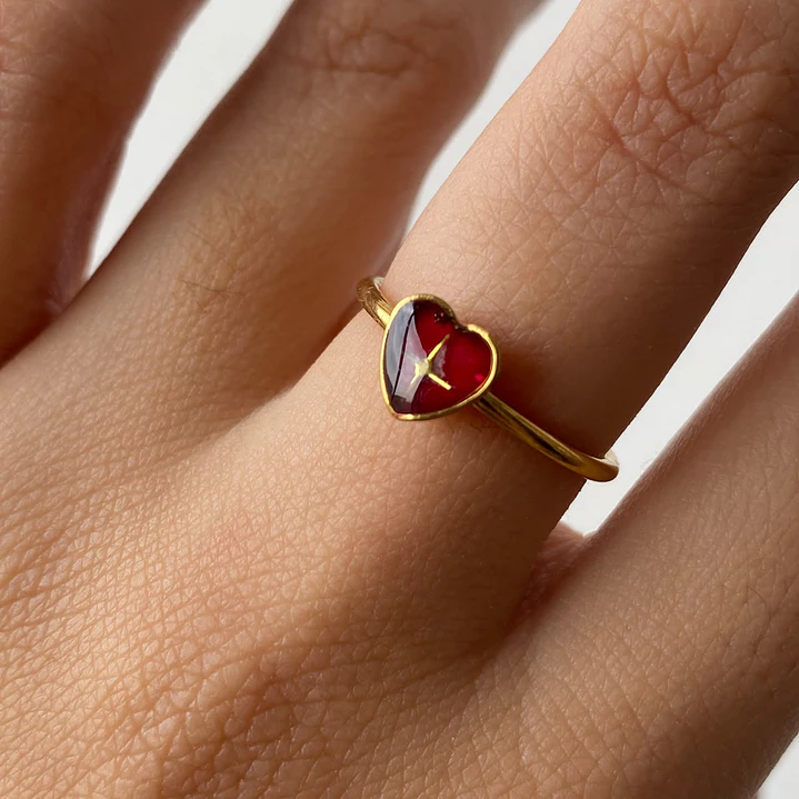 ❤️ Anillo “Latido Rubí” 4