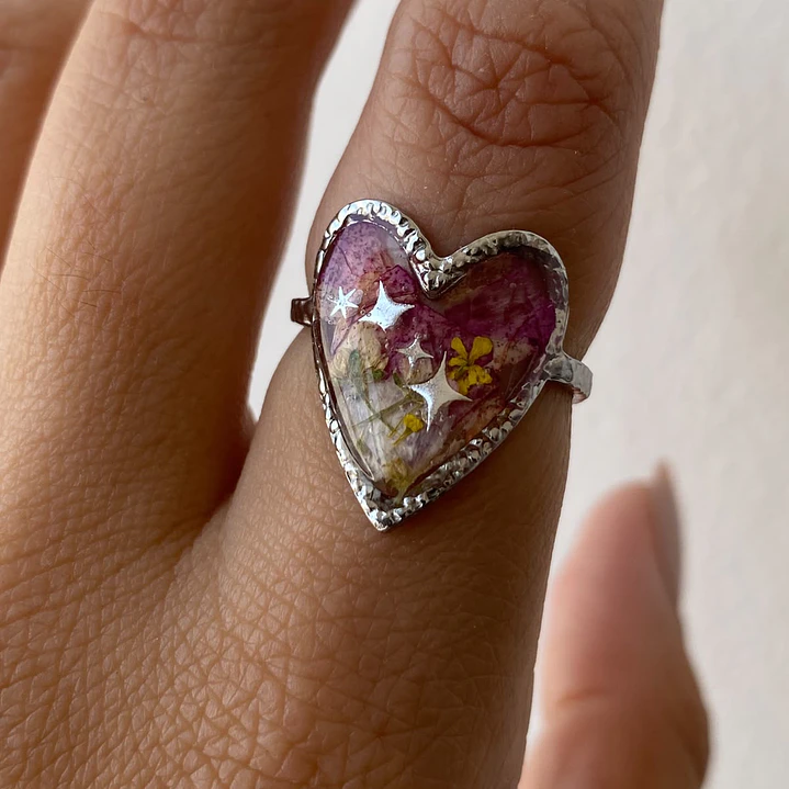 🌺 Anillo “Corazón de Primavera” 2