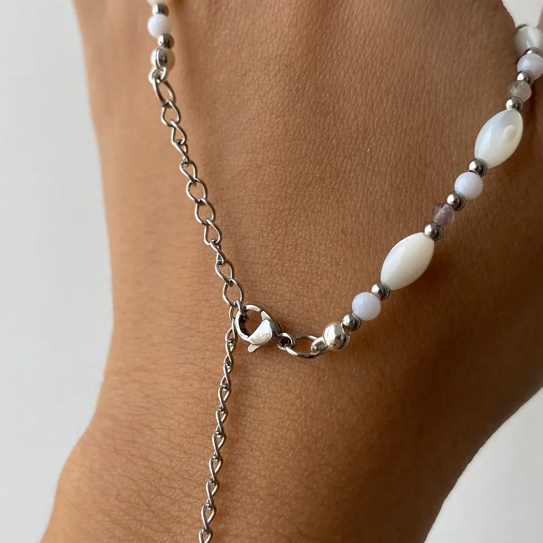 Collar “Susurro de No Me Olvides” 3