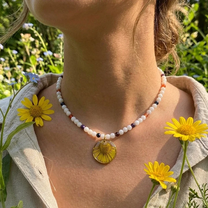 Collar “Jardín Dorado” 2