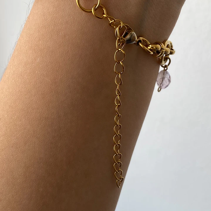 Pulsera Jardín de Rosas y Piedras 3