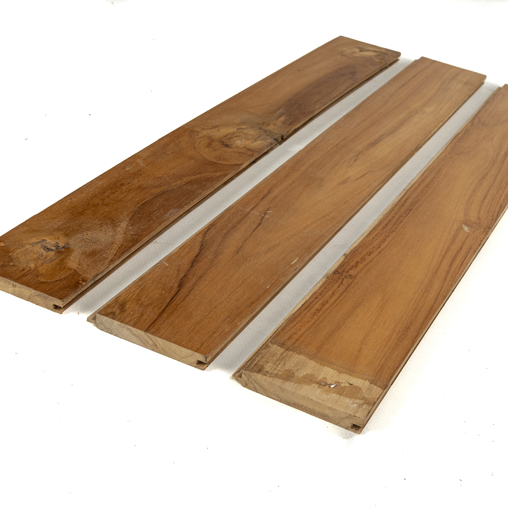 PISO MACHIMBRADO EN TECA