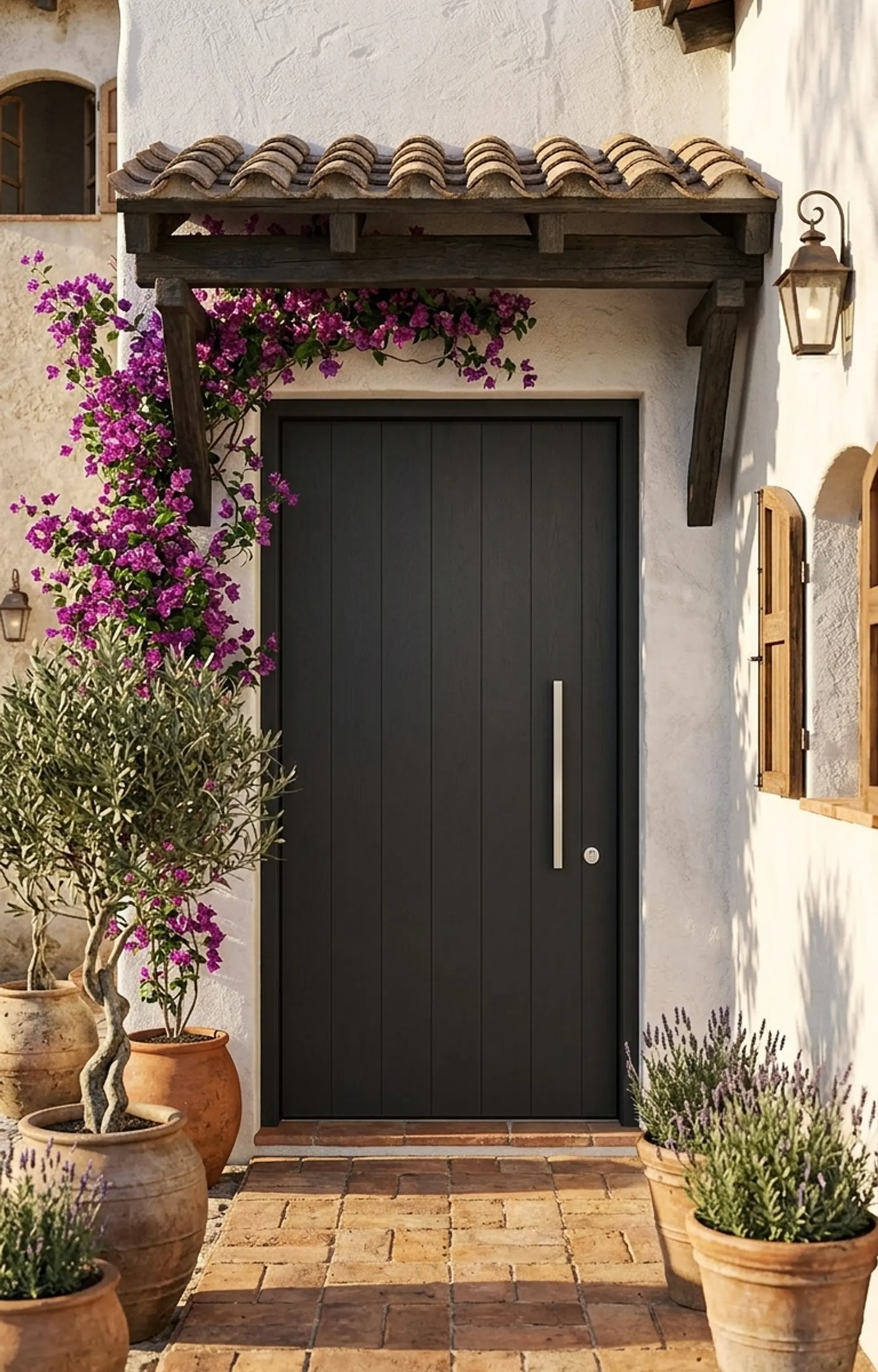Puerta de Acceso - Modelo Volcánico - Madera Termotratada  3