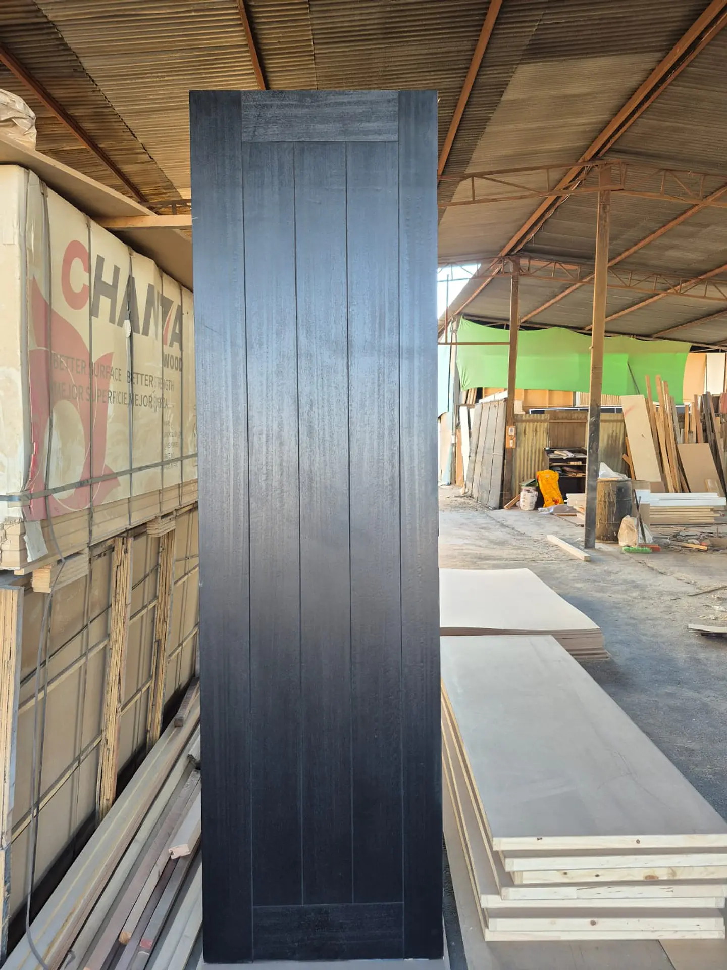 Puerta Acústica Enchapada Modelo Siracusa Nero 2