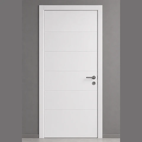 Puerta Blanca Interior - Franjas - Imbica