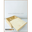 CAJA DE MADERA WHISKY Y 2 VASOS TRIPLEX