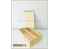 CAJA DE MADERA PARA WHISKY Y VASOS TRIPLEX 