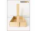 CAJA DE MADERA CON AGARRADERA CAPERUSA MDF