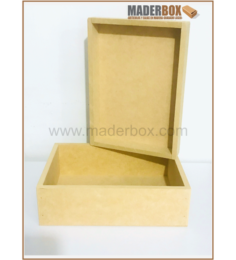 ᐅ CAJA DE MADERA CON TAPA MADERBOX FABRICA