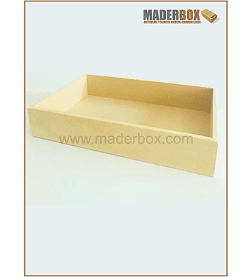 CAJA DE MADERA CLÁSICA MEDIANA MDF