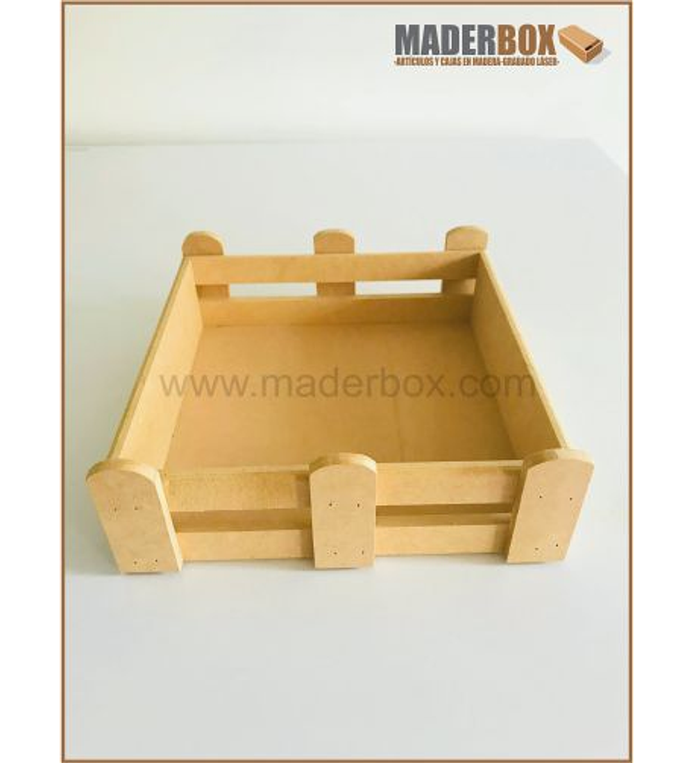 ᐅ CAJA DE MADERA TIPO CORRAL MADERBOX FABRICA