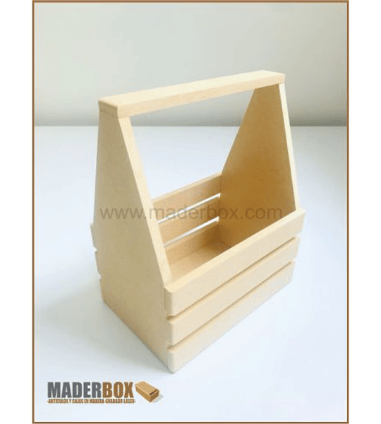 CAJA CERVECERA SIX PACK MDF 