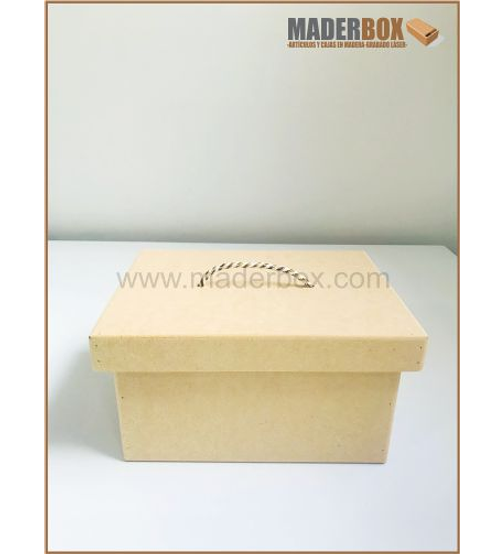 ᐅ CAJA DE MADERA PROFUNDA CON TAPA MADERBOX FABRICA