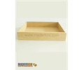 CAJA DE MADERA CLÁSICA MEDIANA MDF UNIDAD