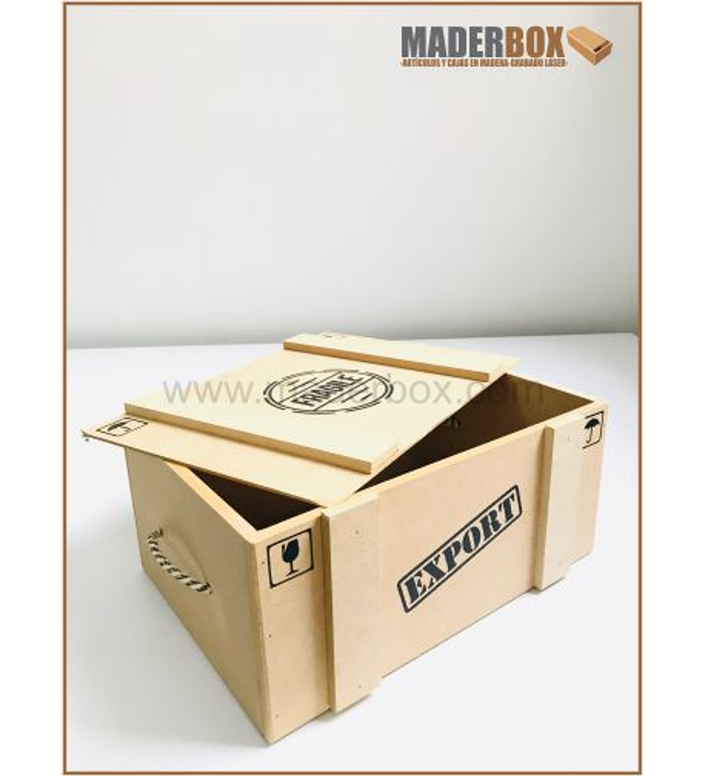 ᐅ CAJA DE MADERA TIPO EXPORTACIÓN MADERBOX FABRICA AL X MAYO