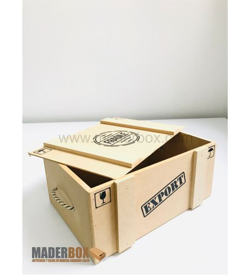 ᐅ CAJA DE MADERA TIPO EXPORTACIÓN MADERBOX FABRICA AL X MAYO
