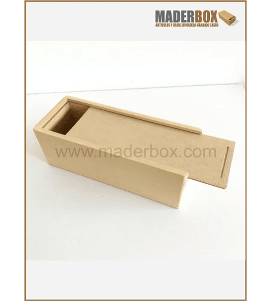 CAJA DE MADERA PARA BOTELLA DE VINO UNIDAD