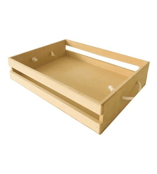 ᐅ CAJA DE MADERA DOS LINEA MEDIANA PARA DESAYUNOS SORPRESA