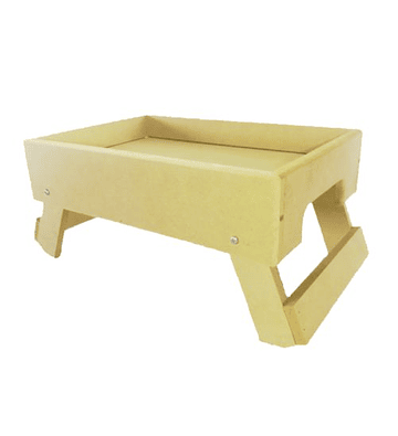 CAJA DE MADERA CON PATAS DESPLEGABLES UNIDAD