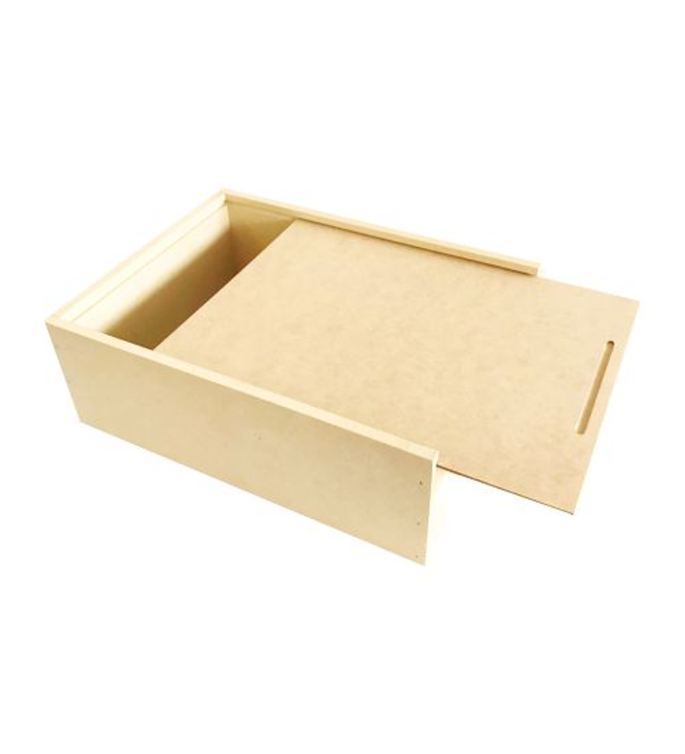 ᐅ CAJA DE MADERA CON TAPA CORREDIZA MADERBOX FABRICA X MENOR