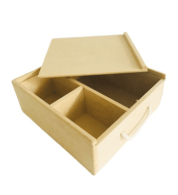 CAJA DE MADERA WHISKY TAPA CORREDIZA UNIDAD