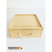 CAJA DE MADERA WHISKY + 2 VASOS