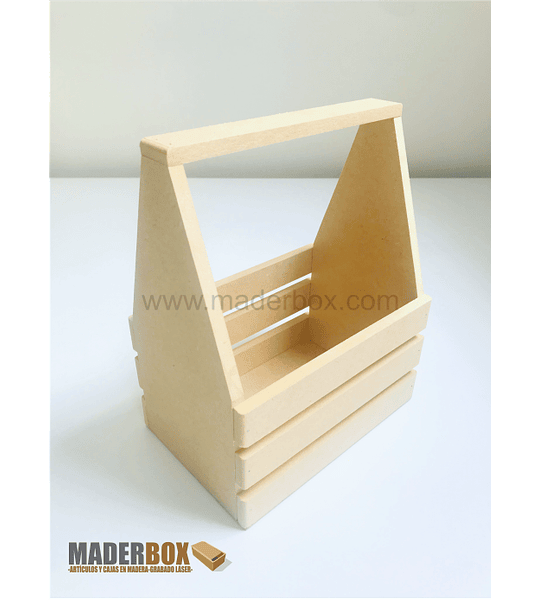 CAJA CERVECERA SIX PACK MDF 