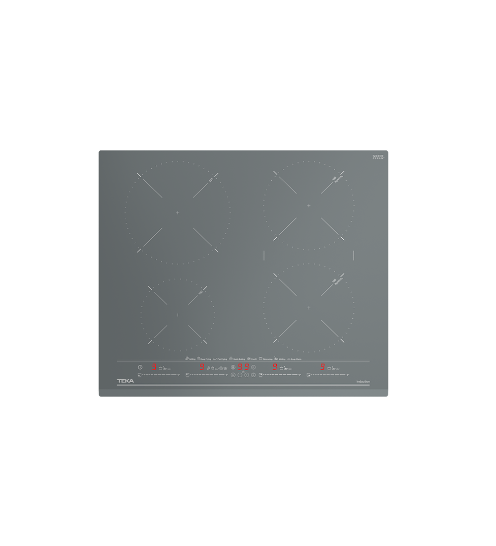 Placa de inducción MasterSense con 4 zonas IZC-64630 ST MST (Stone Grey)