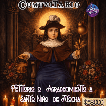 Santo Niño de Atocha  petitorios y agradecimientos 