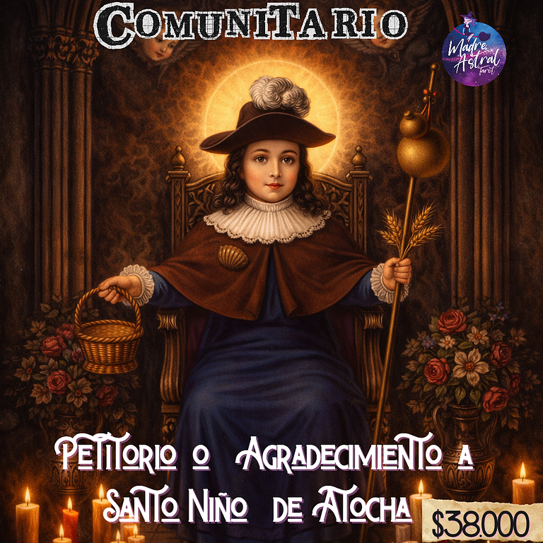 Santo Niño de Atocha  petitorios y agradecimientos 