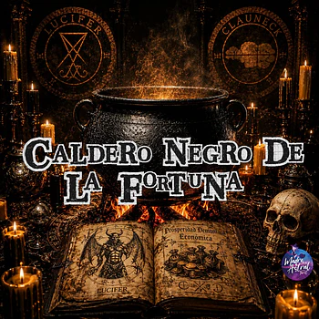 Caldero negro de la Fortuna con Lucifer y Clauneck 🍀