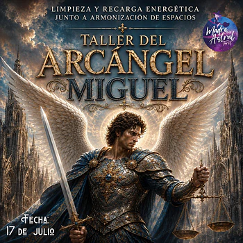 Taller de Limpieza - Recarga y Armonización  de  Espacios  con el Arcángel Miguel 
