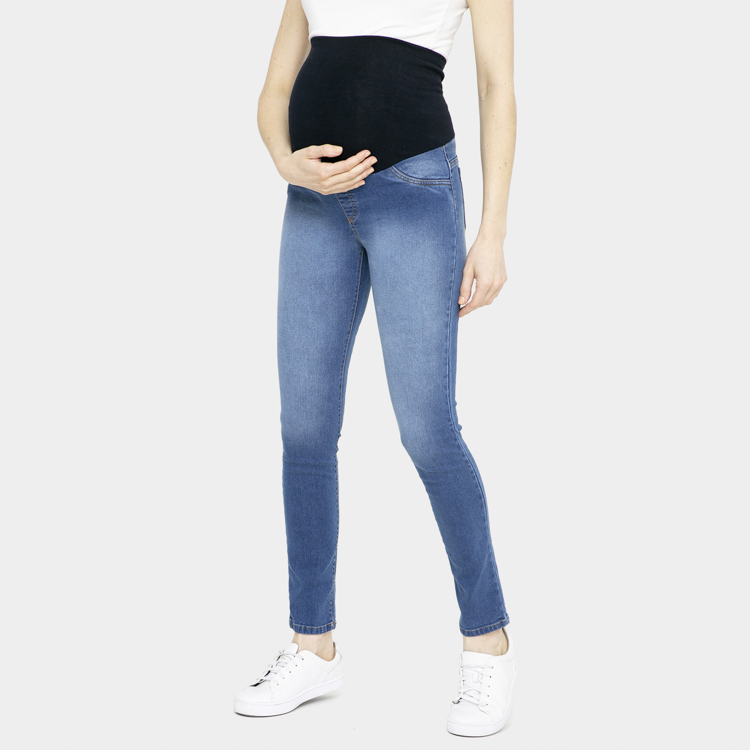 JEANS SLIM PRETINA ALTA