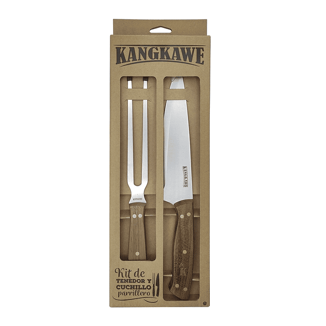 SET TENEDOR + CUCHILLO PARRILLERO