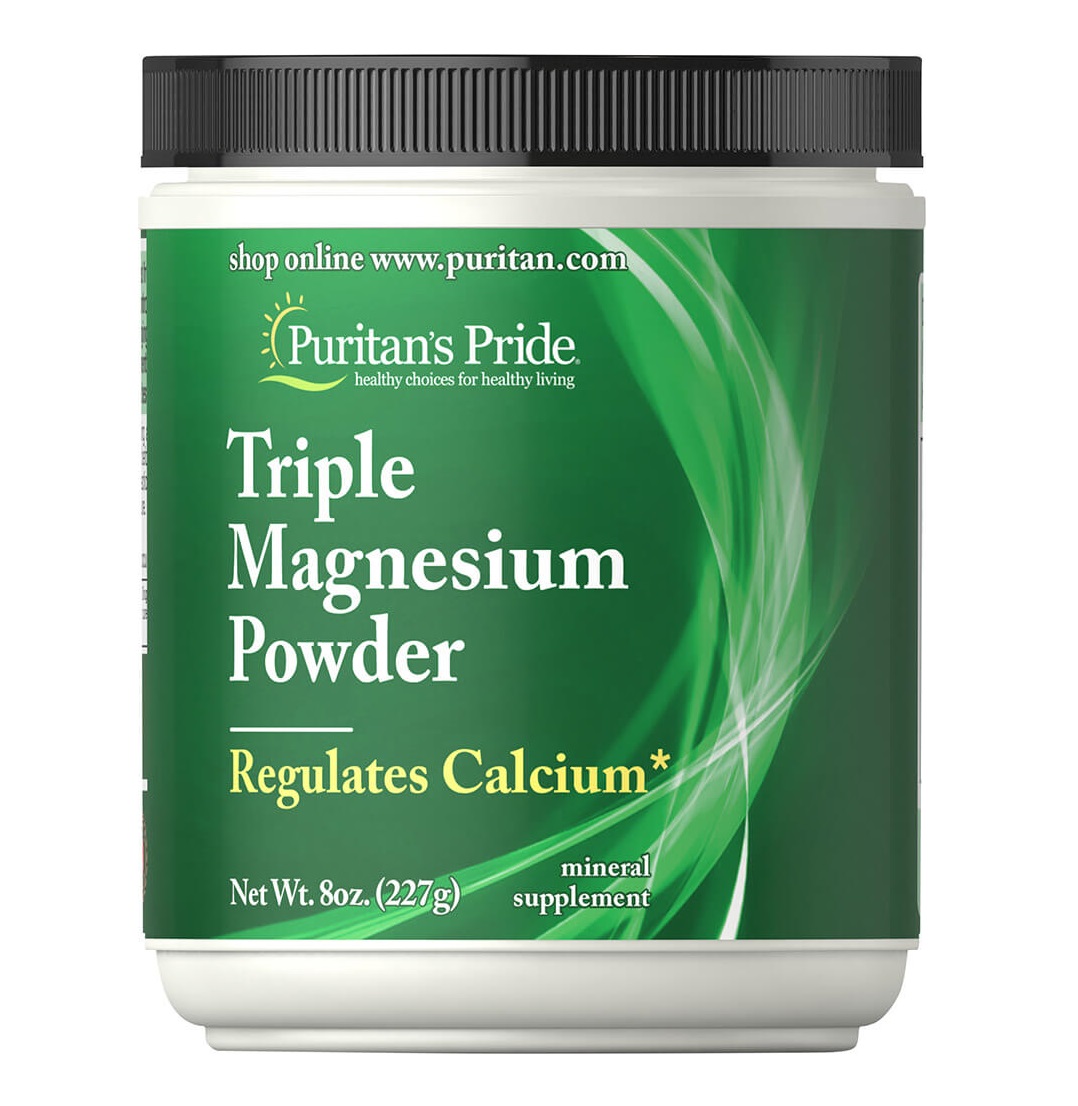 Triple Magnesio 227g polvo- Puritan´s Pride 