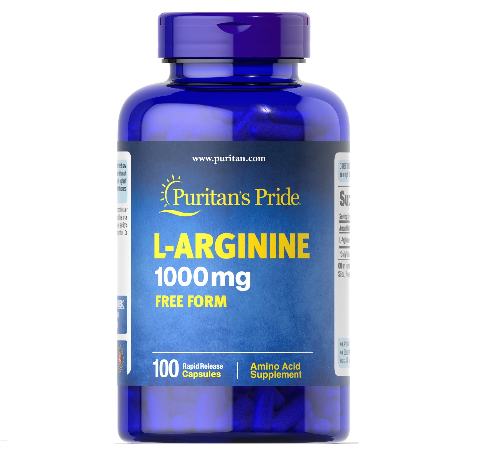 L-Arginina 1000mg 100 caps - Puritan´s Pride