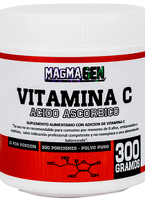 Vitamina C 100% Polvo 300g- Magmagen