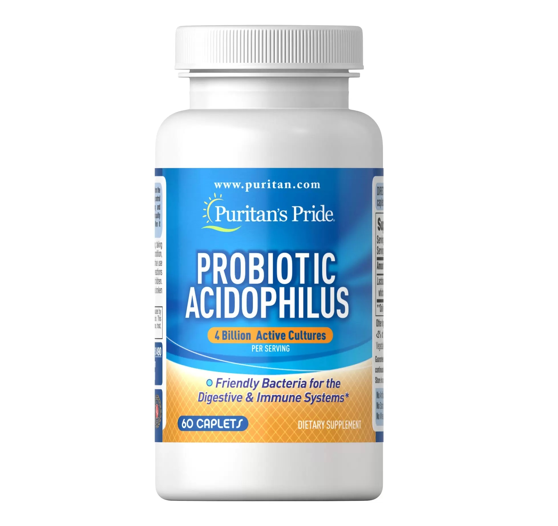 Probiotico L-Acidophilus 4 Billones - Puritan´s Pride 
