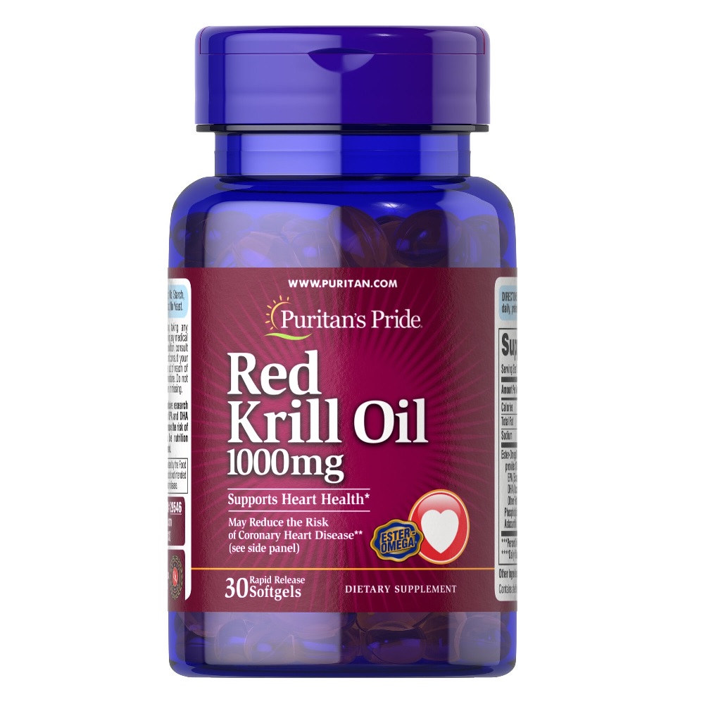 Aceite de Krill 1000mg 30 softgels Puritan´s Pride