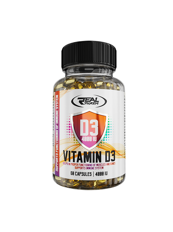 Vitamina D3 60 softgels 5000 IU Real Pharm