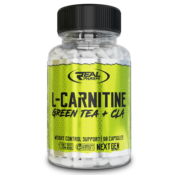 L-Carnitina Green Tea & CLA 90 Capsulas Real Pharm