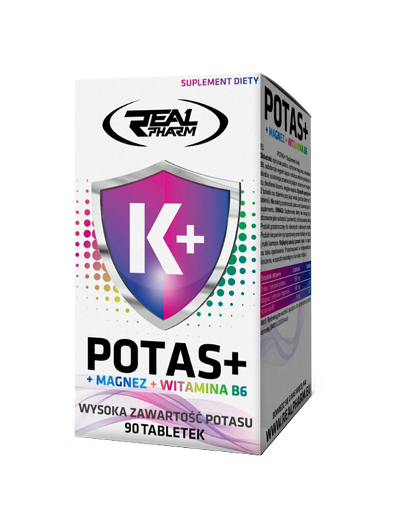Potasio+Magnesio y B6 90 tabletas Real Pharm