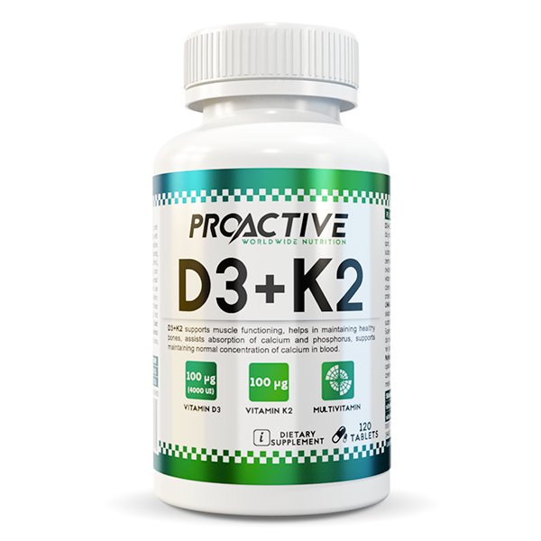 D3+K2 120 tabletas Proactive 
