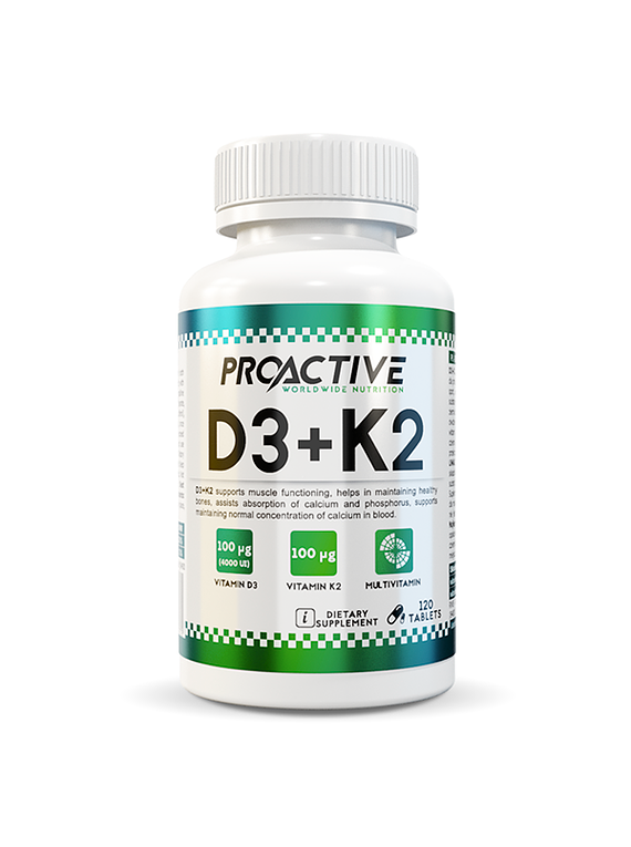 D3+K2 120 tabletas Proactive 