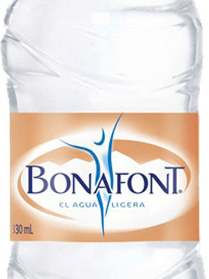 Agua natural, paquete con 24 botellas de 330 ml.