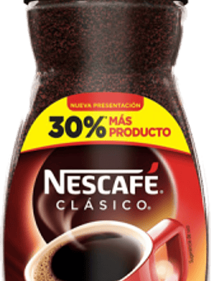 Café soluble clásico, frasco de 225 gramos.