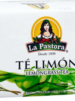 Té sabor Limón, caja con 100 sobres.