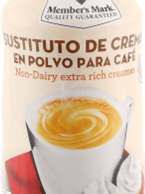 Sustituto de crema en polvo, en bote de 1 kg.